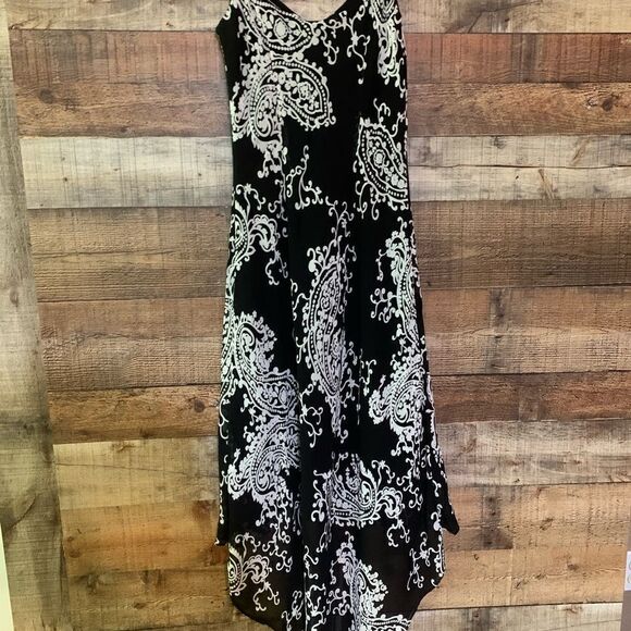 MM Couture by Miss Me black and white floral‎ strapless dress, small - Picture 14 of 15